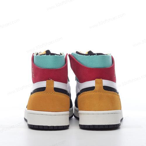 Cheap Nike Air Jordan 1 High Zoom Air CMFT Shoes Black White Red Orange Green CT0978 016
